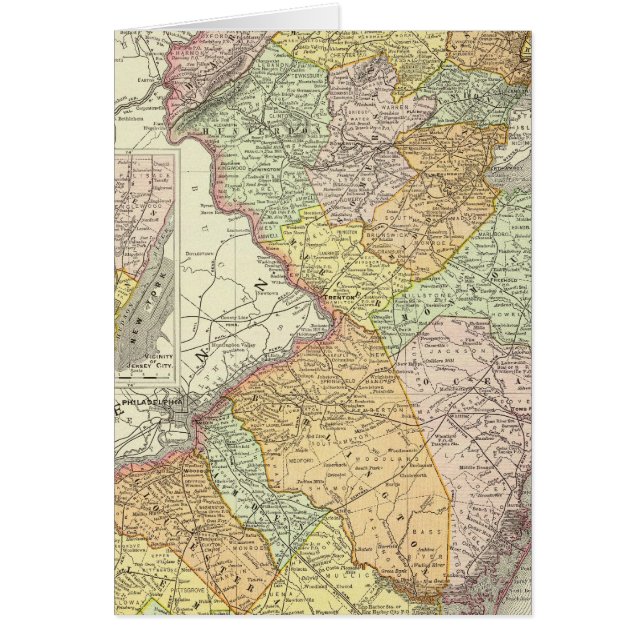 New jersey 10 hälsningskort (Framsidan)