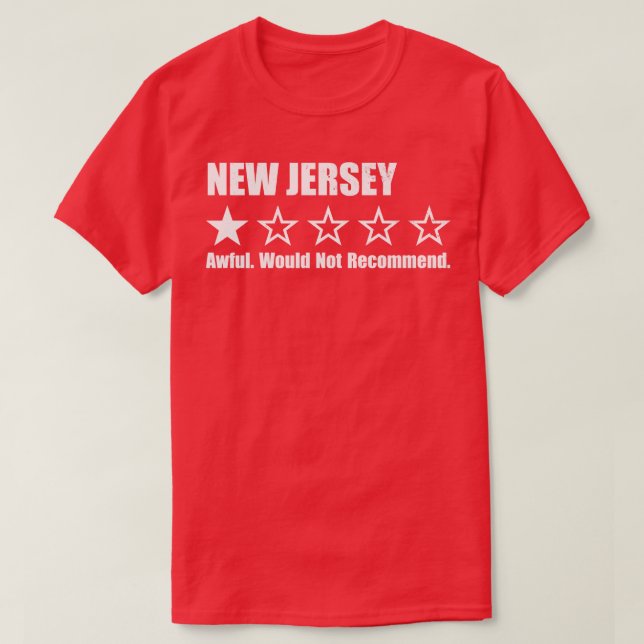 NEW JERSEY 1 T SHIRT (Design framsida)