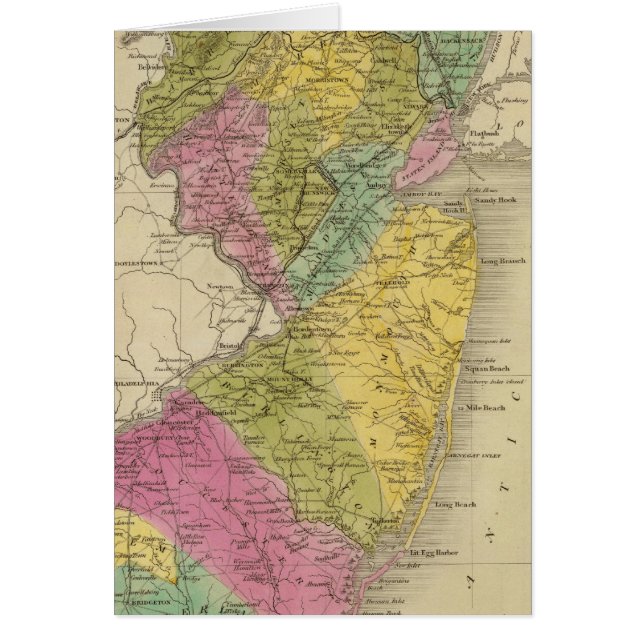 New Jersey 2 Hälsningskort (Framsidan)