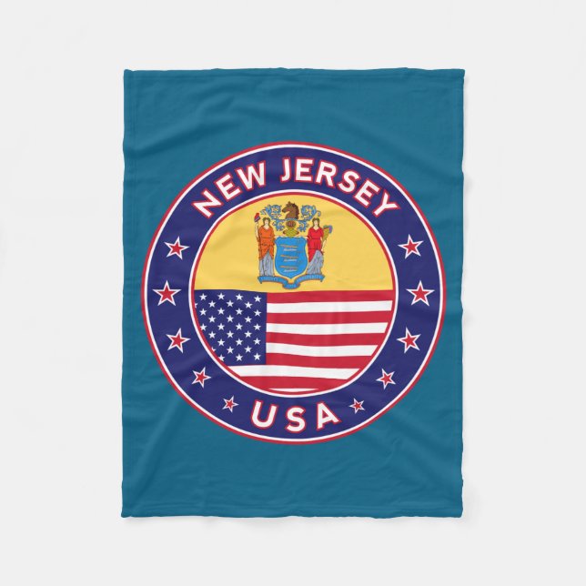 New Jersey _4  Fleecefilt (Framsidan)