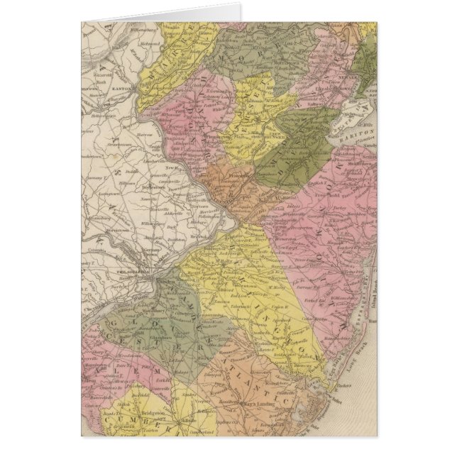 New jersey 4 hälsningskort (Framsidan)