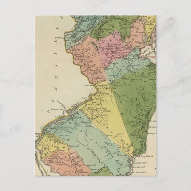 NEW JERSEY 4 VYKORT (Framsida)