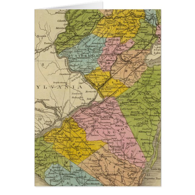 New jersey 5 hälsningskort (Framsidan)