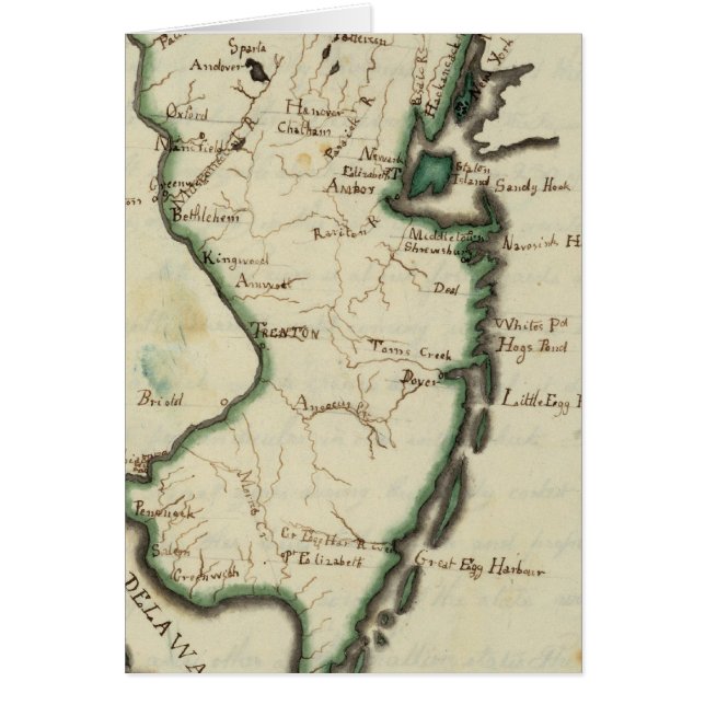 New jersey 5 hälsningskort (Framsidan)