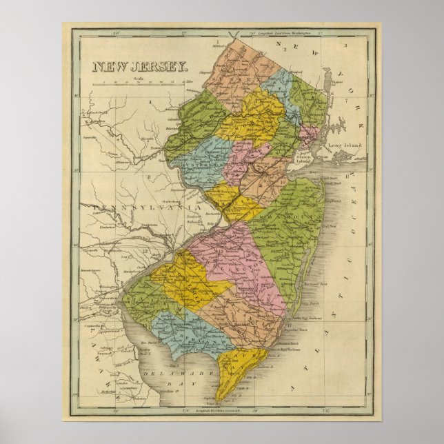 NEW JERSEY 5 POSTER (Framsidan)