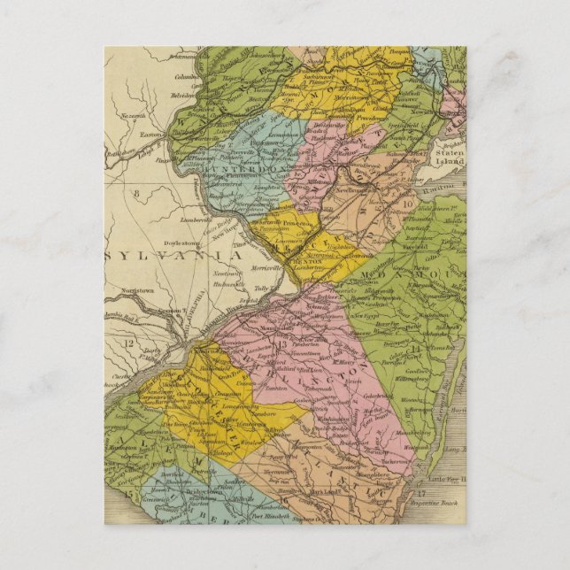 NEW JERSEY 5 VYKORT (Framsida)