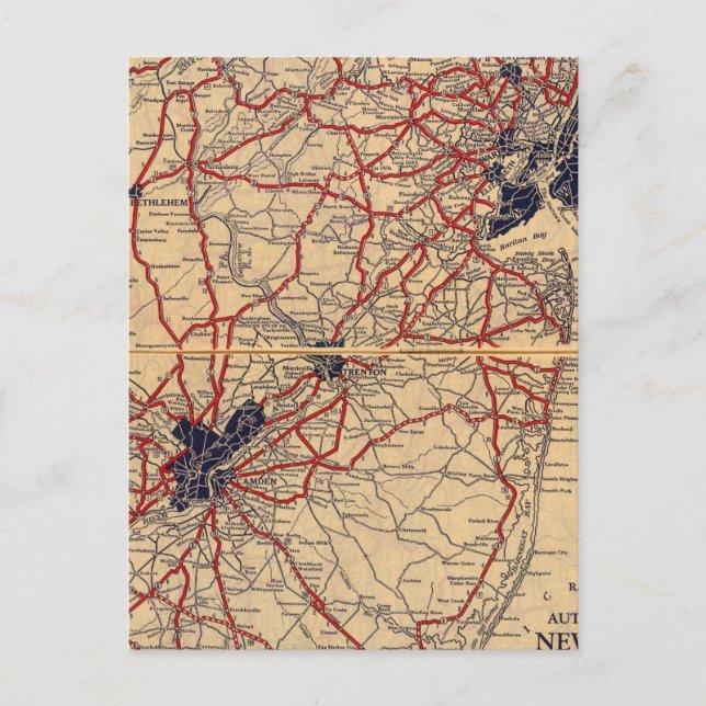 NEW JERSEY 6 VYKORT (Framsida)