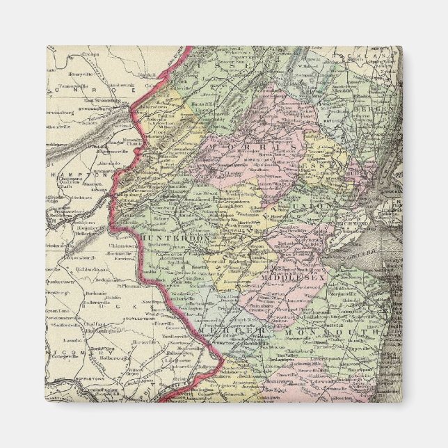 NEW JERSEY 8 MAGNET (Framsidan)