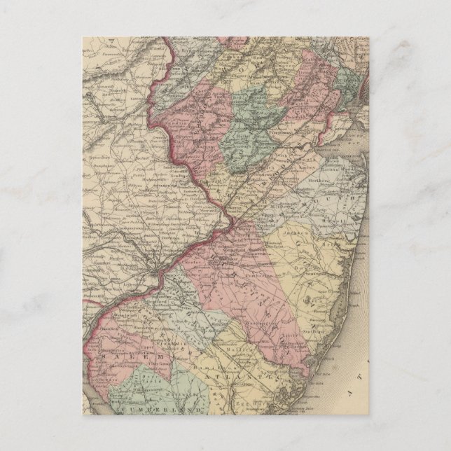 NEW JERSEY 9 VYKORT (Framsida)