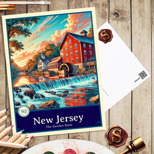 New jersey | Anime Stil Cel Shaded-vykort Vykort (Skapare uppladdad)