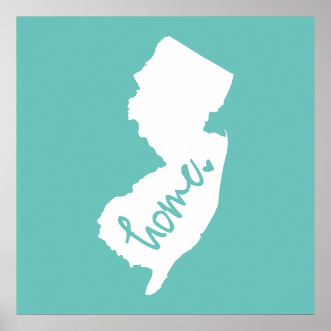 New jersey Anpassningsbar Färg Poster (Framsidan)