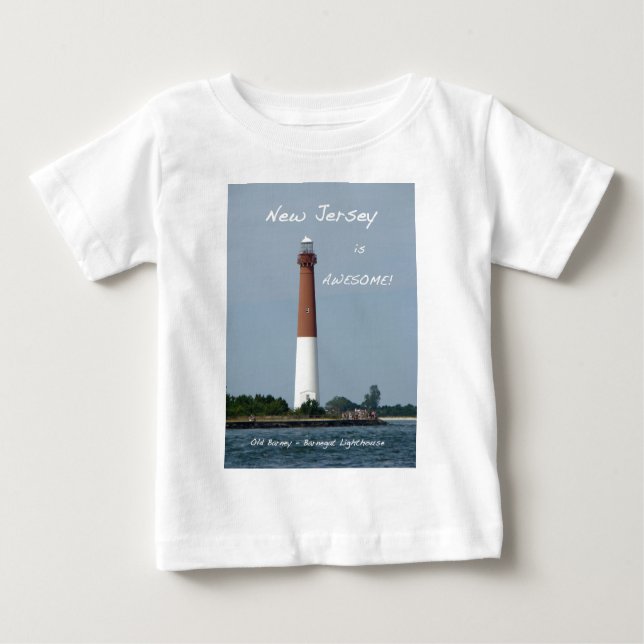 New jersey är Fantastisk - Barnegat fyr T-shirt (Framsida)