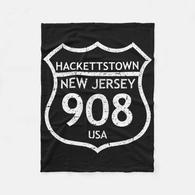 New Jersey Area Code 908 Hackettstown, Nj Home Sta Fleecefilt (Framsidan)