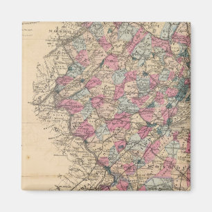 New jersey Atlas karta Magnet