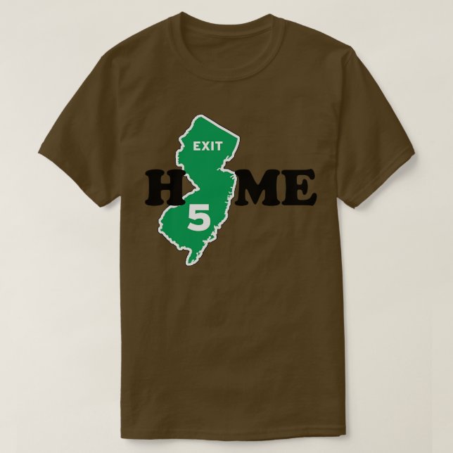 New jersey Avsluta 5 hem T Shirt (Design framsida)