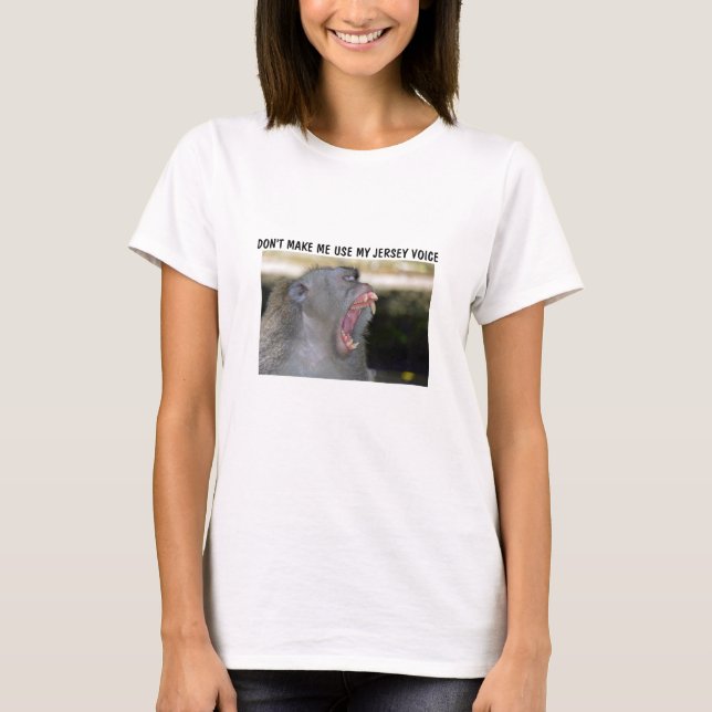NEW JERSEY BABOON TEE SHIRT (Framsida)