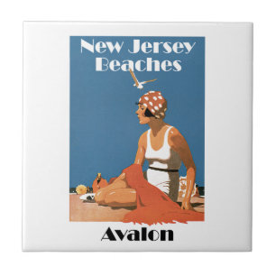 New jersey Beacher ~ Avalon Kakelplatta
