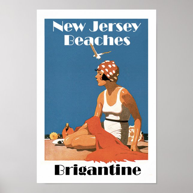 New jersey Beacher ~ Brigantine Poster (Framsidan)