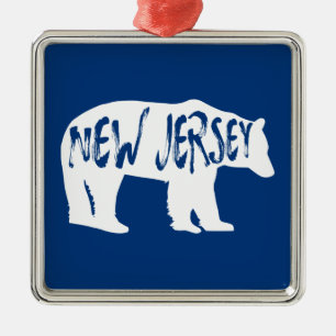 new jersey Bear Julgransprydnad Metall