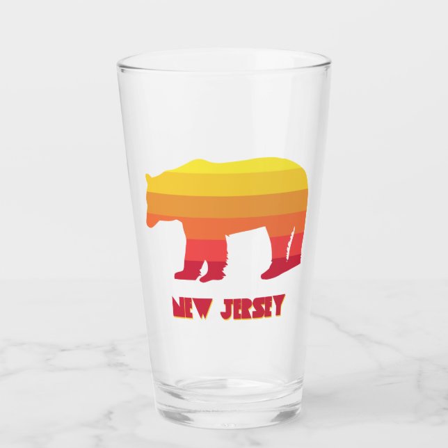New jersey Bear Rainbow Glaskopp (Framsida)