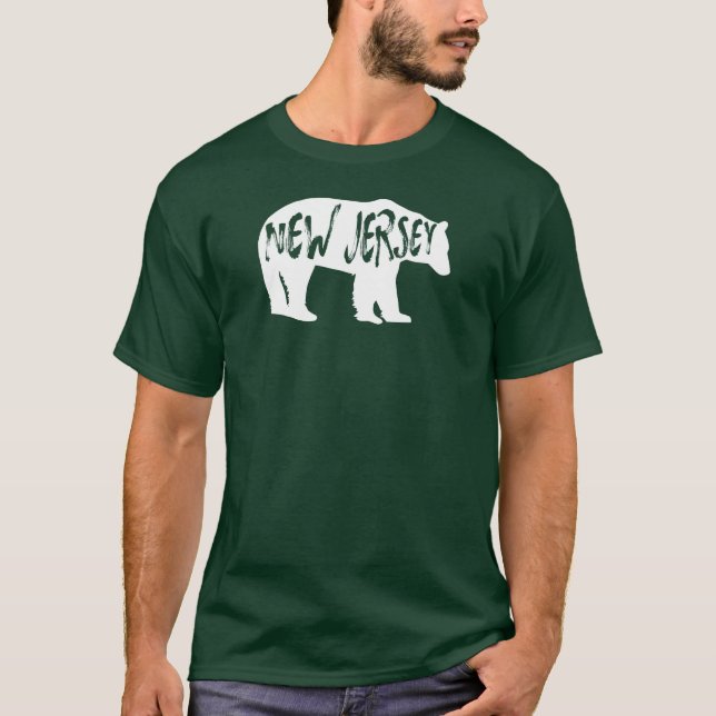 New jersey Bear T Shirt (Framsida)
