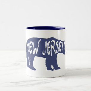 New jersey Bear Två-Tonad Mugg