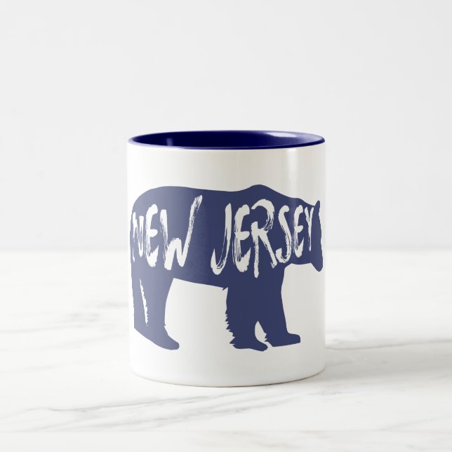 New jersey Bear Två-Tonad Mugg (Center)