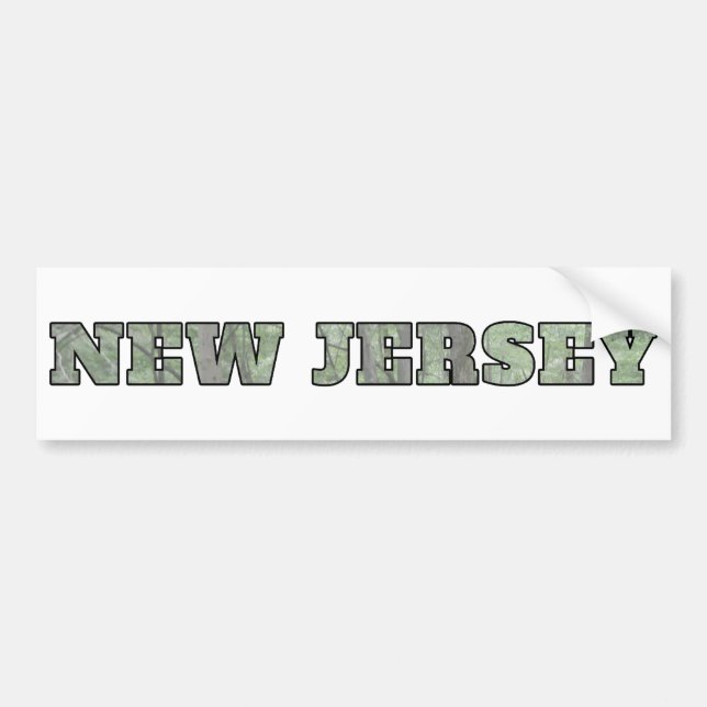 New jersey bildekal (Framsidan)