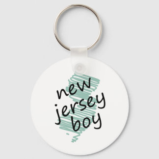 New jersey Boy på New jersey Karta Teckning Nyckelring