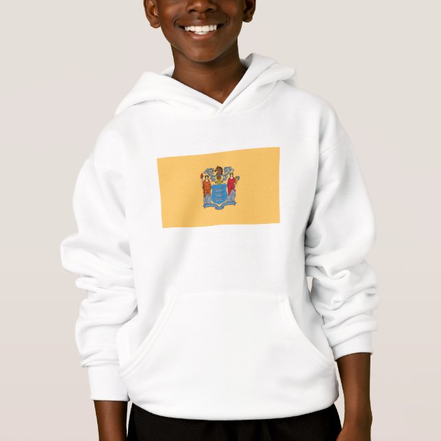 New Jersey delstatsflagga T Shirt (Framsida)