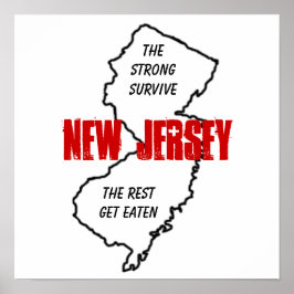 New jersey: Den starka överlev, resten blir uppäte Poster