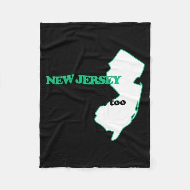 New Jersey Dont Worry We Hate You Too  Fleecefilt (Framsidan)
