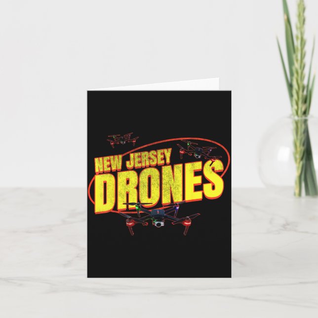 New Jersey Drones Funny Mystery Drones In New Jers Kort (Framsida)