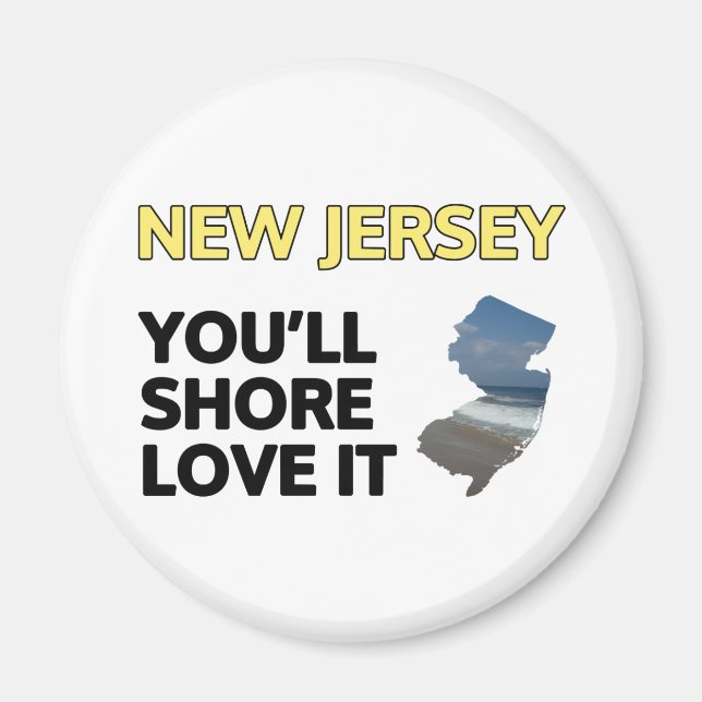 New jersey: Du lägger kärlek på det Magnet (Framsidan)