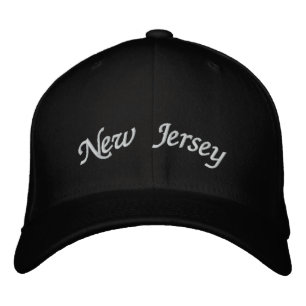 New jersey Embroized Hat Broderad Keps