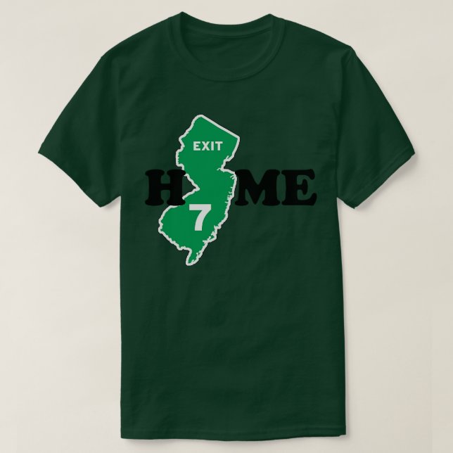 New jersey Exit 7 Home T Shirt (Design framsida)