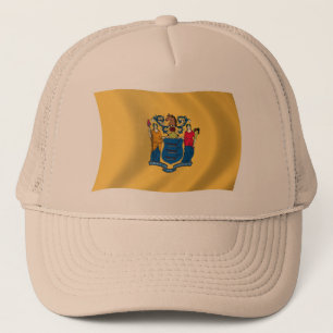 New Jersey Flagg Hatt Truckerkeps