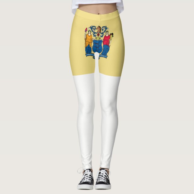 New jersey flagga leggings (Framsida)