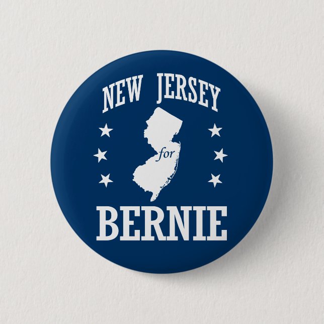 NEW JERSEY FOR BERNIE SANDERS KNAPP (Framsida)