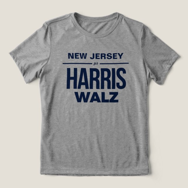 New jersey för Harris Walz T Shirt (Design Framsida)