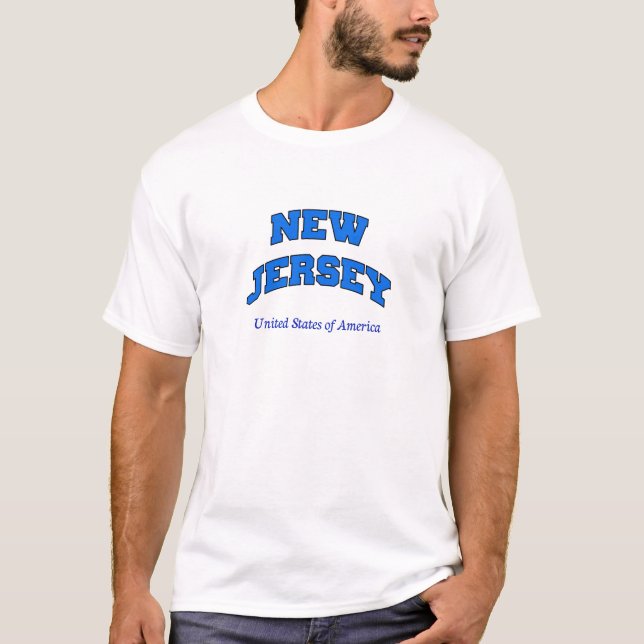New jersey Förenta staterna T-Shirt (Framsida)