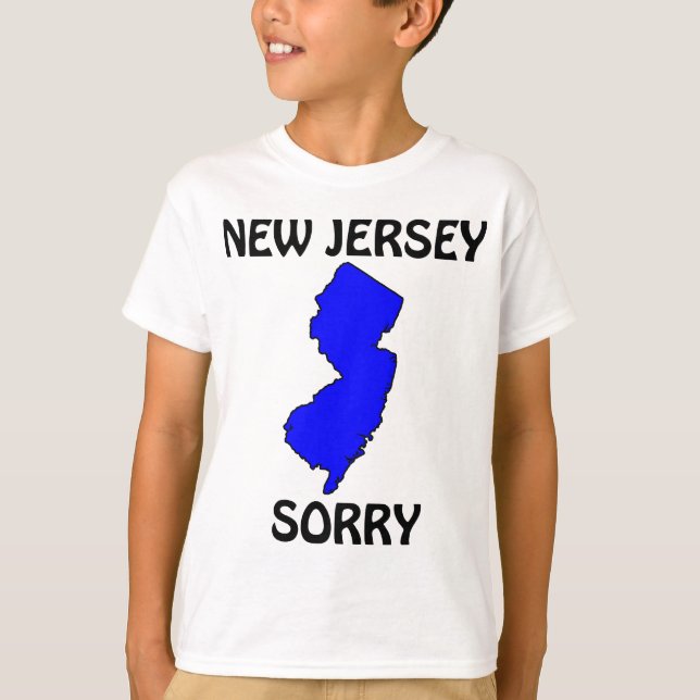 New Jersey - Förlåt Tee Shirt (Framsida)