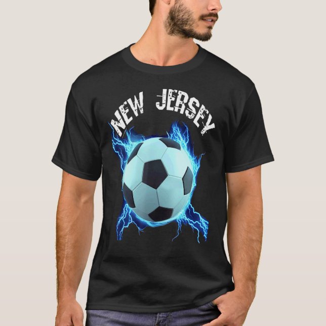 New jersey-fotbollsRetro T Shirt (Framsida)