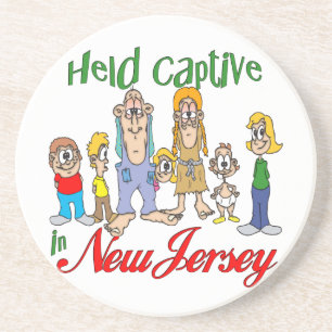 New jersey Funny Trailer Park Sandstone Underlägg Sandsten