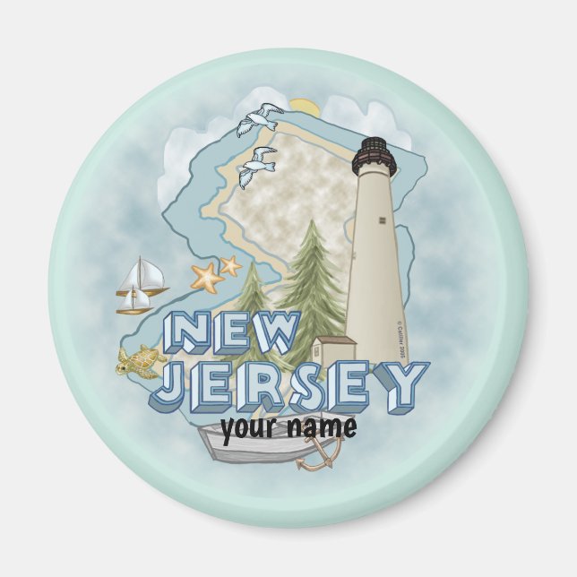 New jersey fyr magnet (Framsidan)