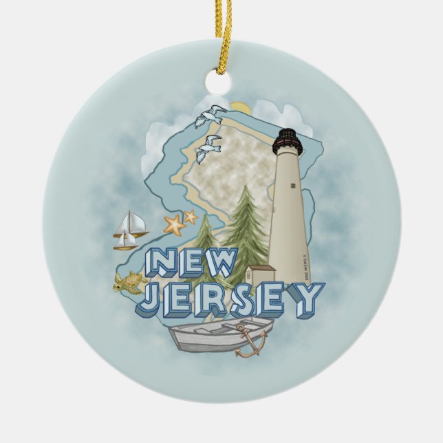 New jersey fyr, ornament (Framsidan)