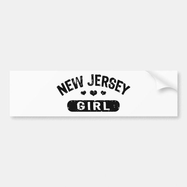 New jersey Girl Bildekal (Framsidan)