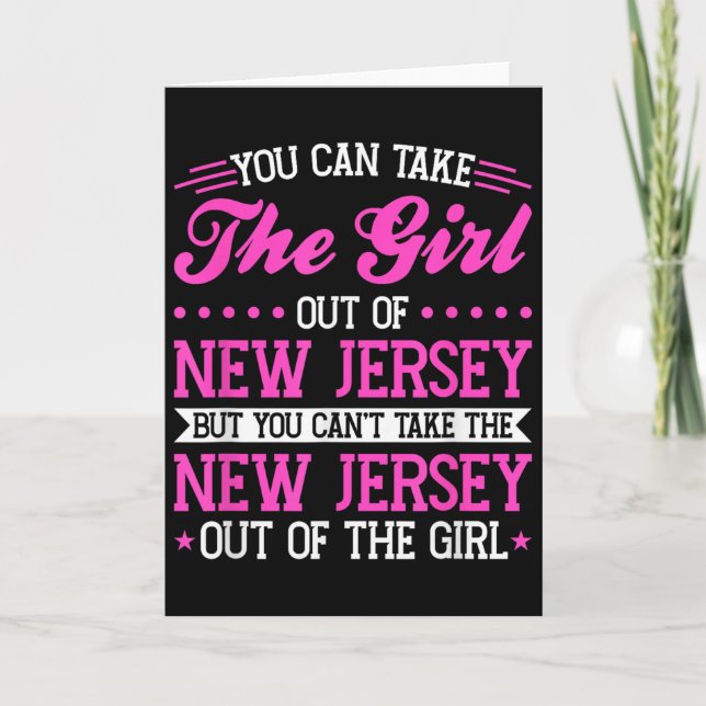 New Jersey Girl Can't Take Out The New Jersey  Kort (Framsida)
