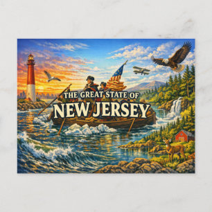 New Jersey Greetings vykort