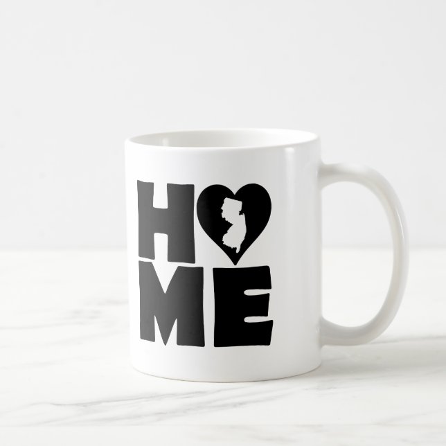 New Jersey Hem Heart State Mugg eller Resmugg (Höger)